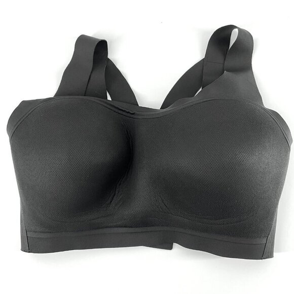 Victoria's Secret Angel Max Black Silver Stars‎  Sport Workout Bra Sz 34 DDD - Picture 8 of 11